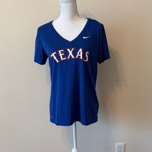 Nike Women's Blue Texas Short Sleeve Tee